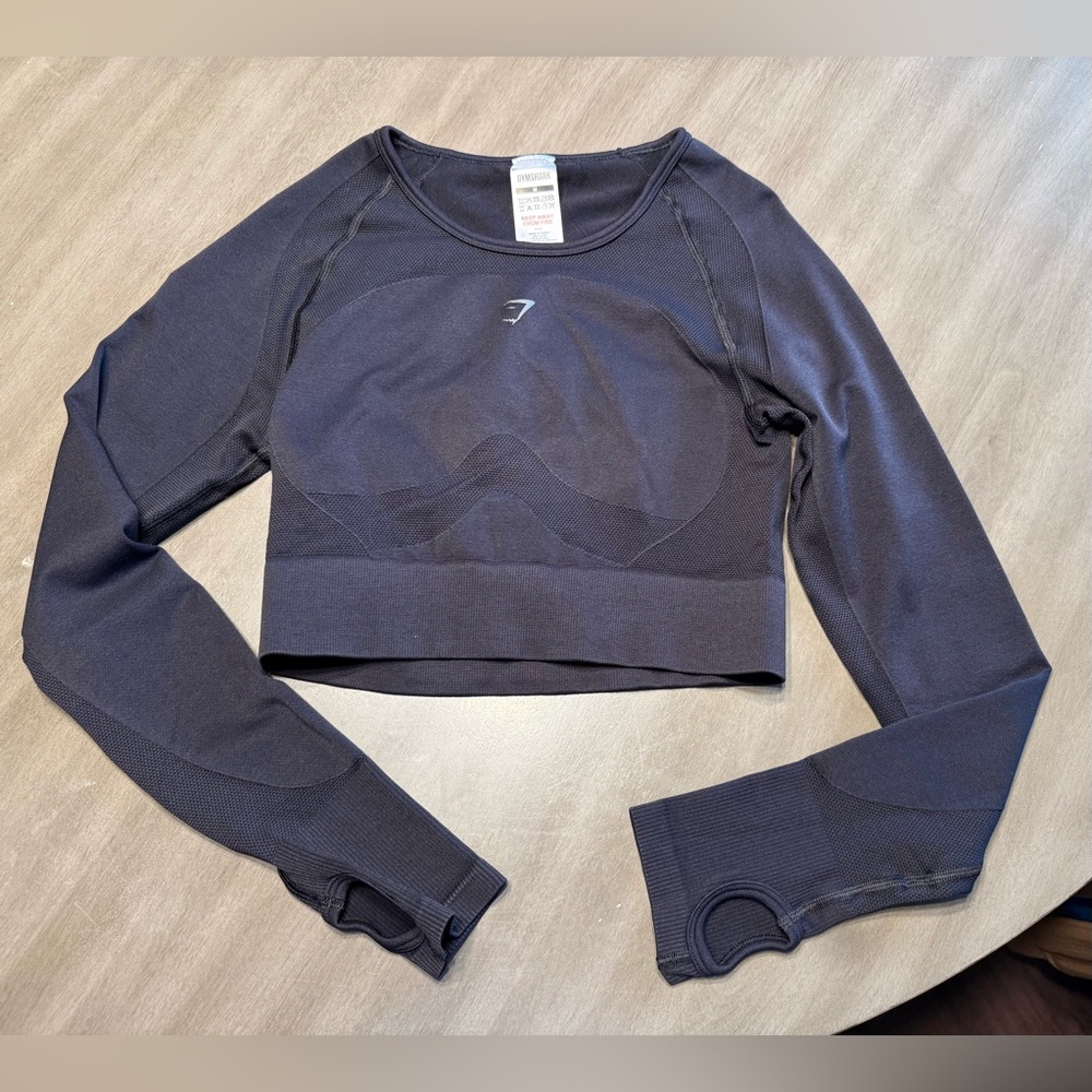 GYMSHARK Women’s Flex Long Sleeve Crop Top - size Medium - NWOT